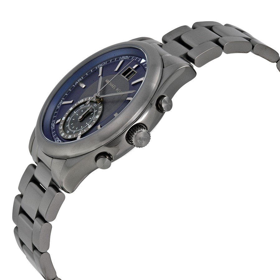 IMG_9085 Michael Kors MK8418 Mens Quartz Gunmetal-tone Stainless Steel Replica 2