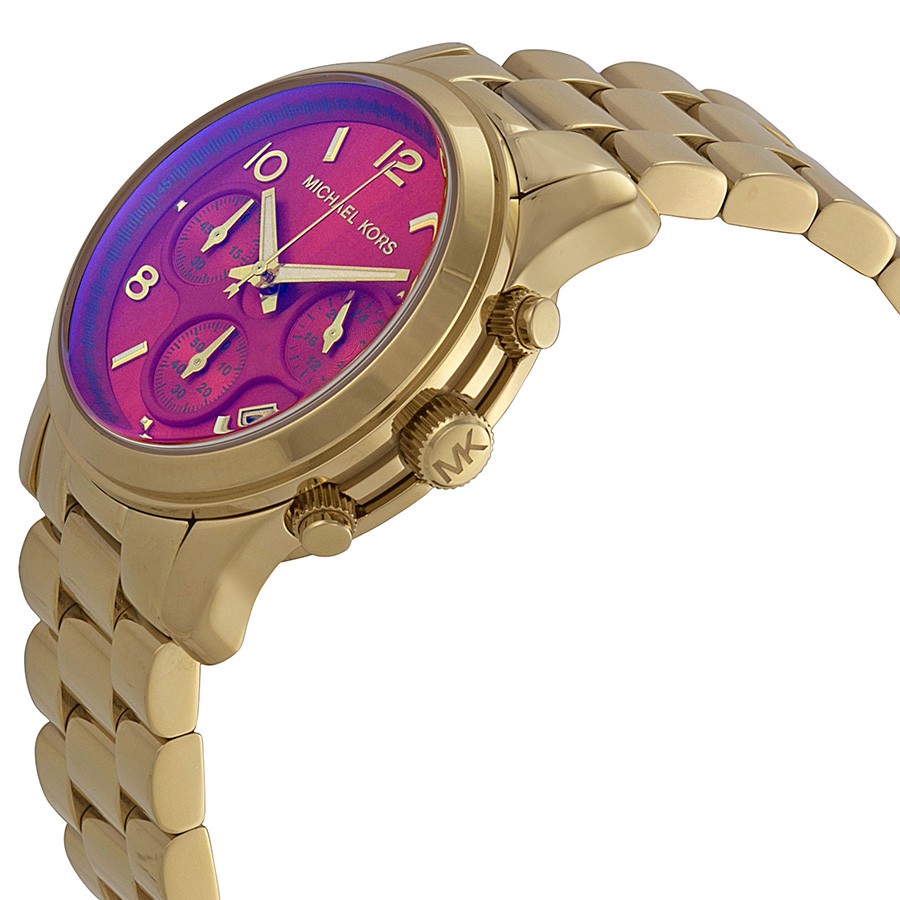 Michael Kors MK5939 Runway Ladies Quartz Gold-tone Stainless Steel Replica 2