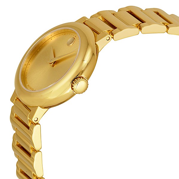 IMG_9085 Movado 0606704 Ladies Quartz Gold-tone Stainless Steel Replica 2