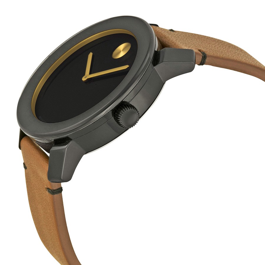 IMG_9085 Movado MV3600305 Mens Quartz Black TR90 composite material and Stainless Steel Replica 2