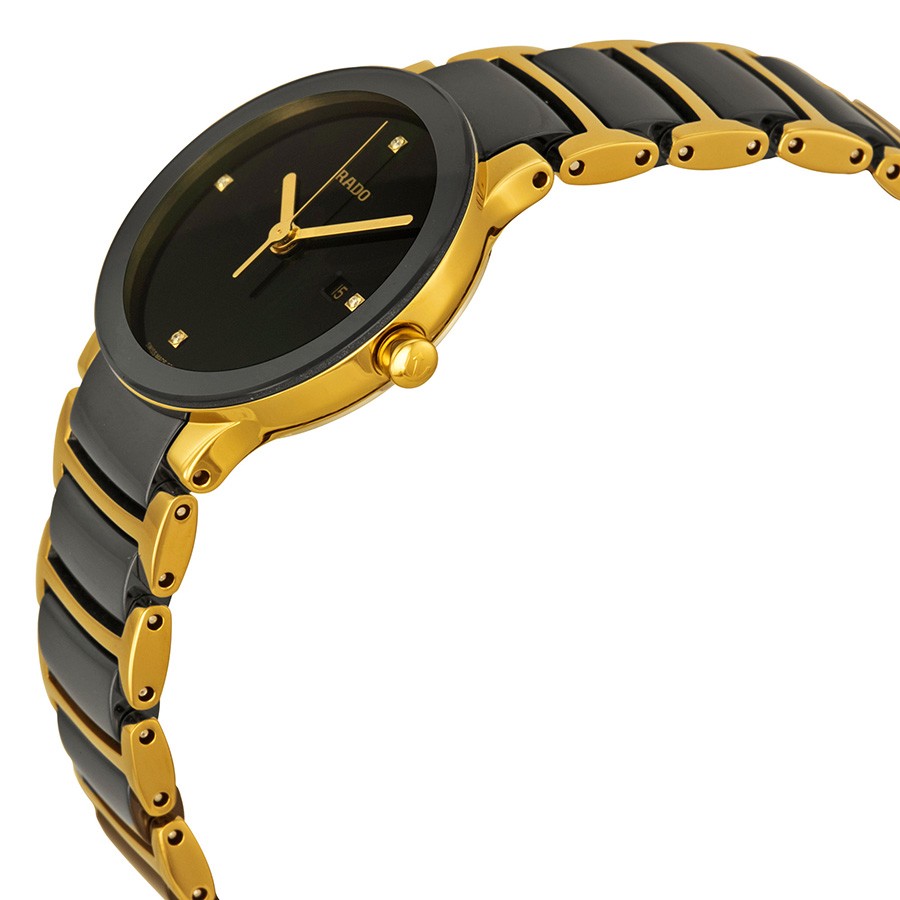 IMG_9085 Rado R30930712 Centrix Ladies Quartz Gold-tone Stainless Steel Replica 2