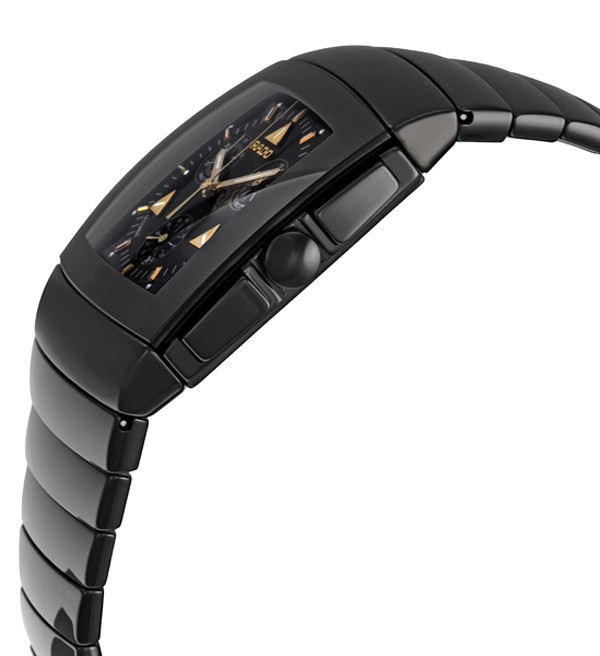 IMG_9085 Rado R13477182 Sintra Mens Quartz Black Ceramic Replica 2