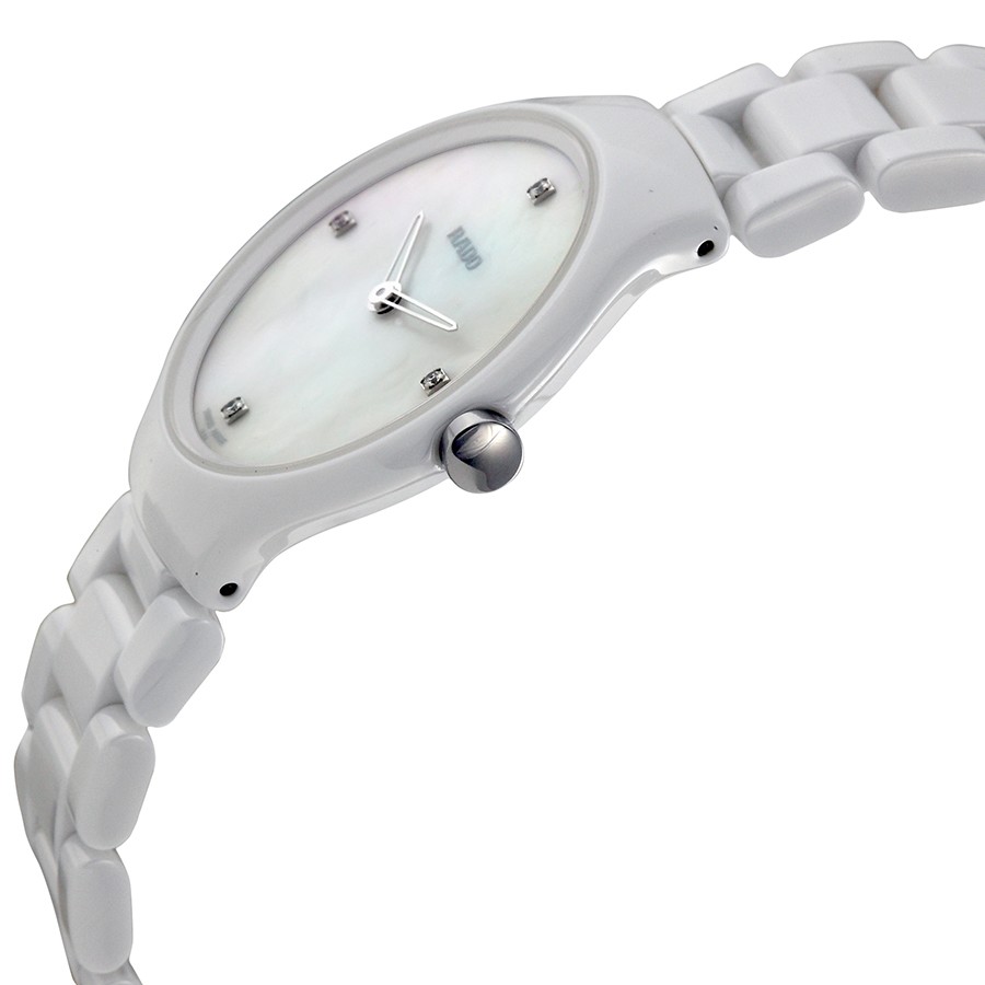 IMG_9085 Rado R27958902 TRUE Ladies Quartz White Ceramic Replica 2