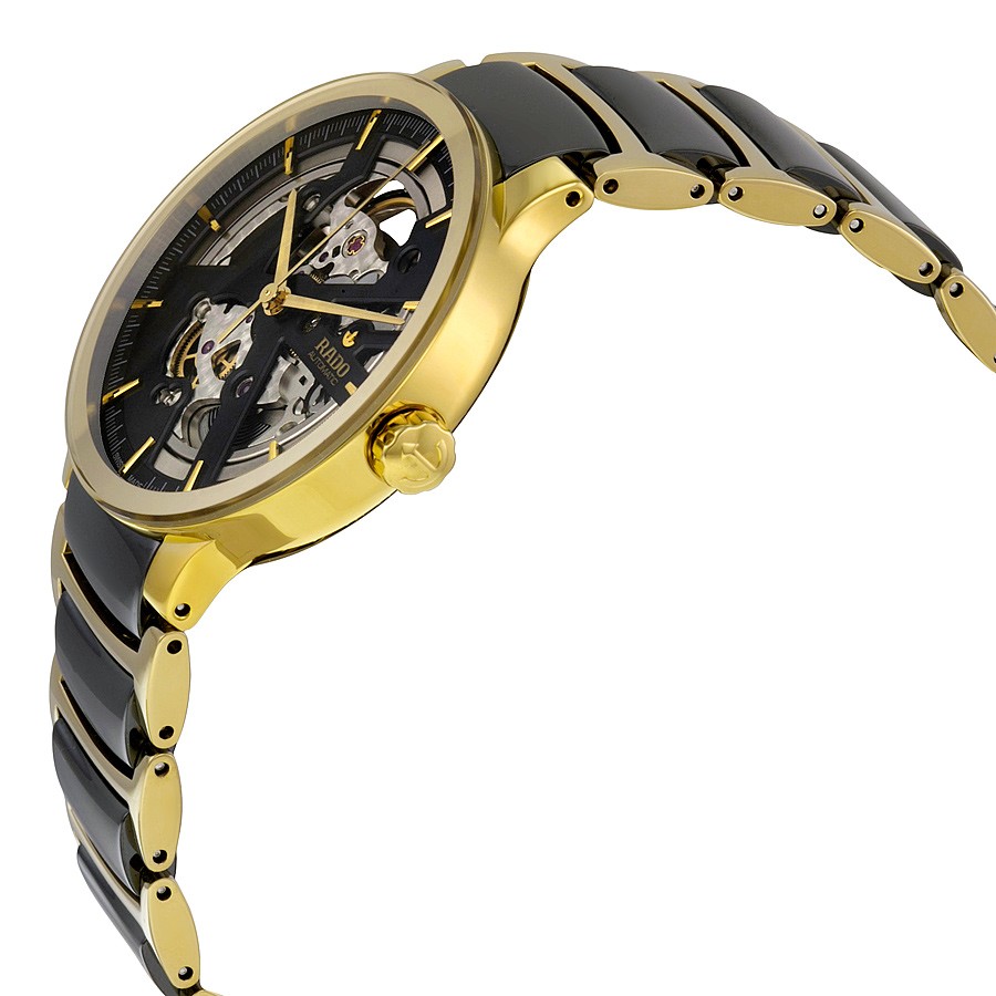 IMG_9085 Rado R30180162 Centrix Mens Automatic Gold PVD Stainless Steel Replica 2