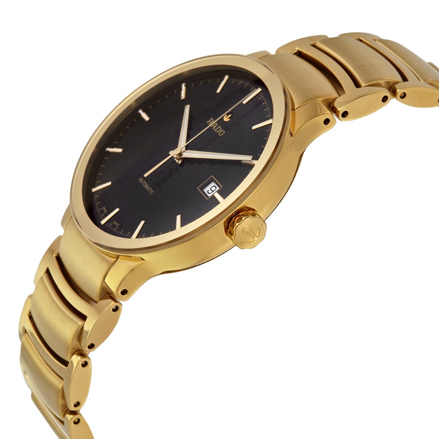 IMG_9085 Rado R30279153 Centrix Mens Automatic Yellow Gold-plated Stainless Steel Replica 2