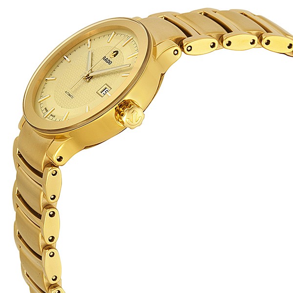 IMG_9085 Rado R30280253 Centrix Ladies Automatic Yellow Gold-plated Stainless Steel Replica 2