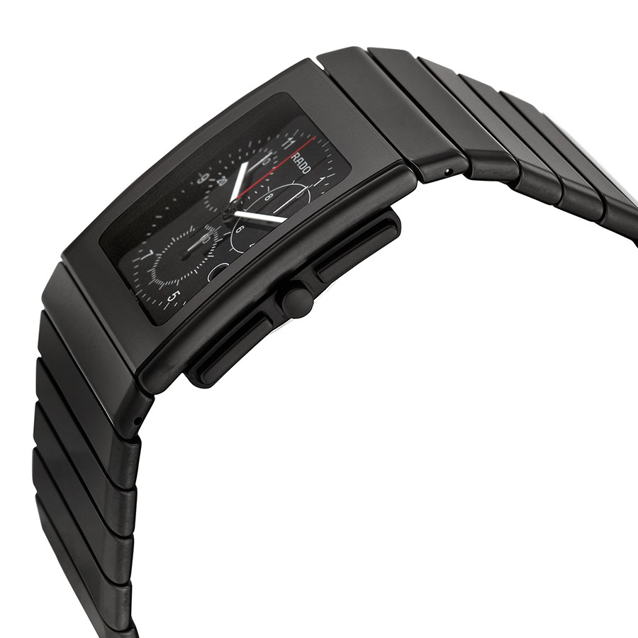 Rado R21715162 Ceramica Mens Quartz Black Ceramic Replica 2