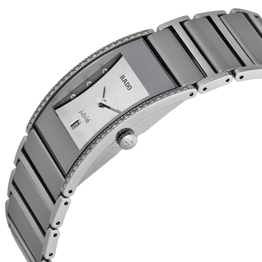 IMG_9085 Rado R20732712 Jubile Ladies Quartz Platinum-tone Ceramic Replica 2