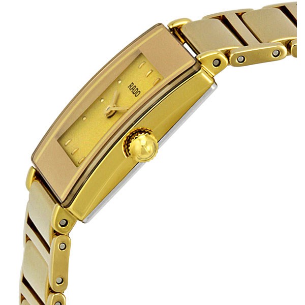 Rado R20383272 Ladies Quartz Gold-tone Ceramic Replica 2