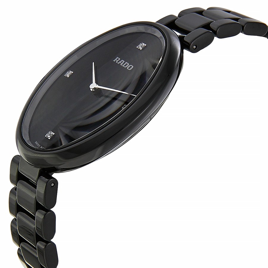 IMG_9085 Rado R53093712 Ladies Quartz Black (High-Tech) Ceramic Replica 2