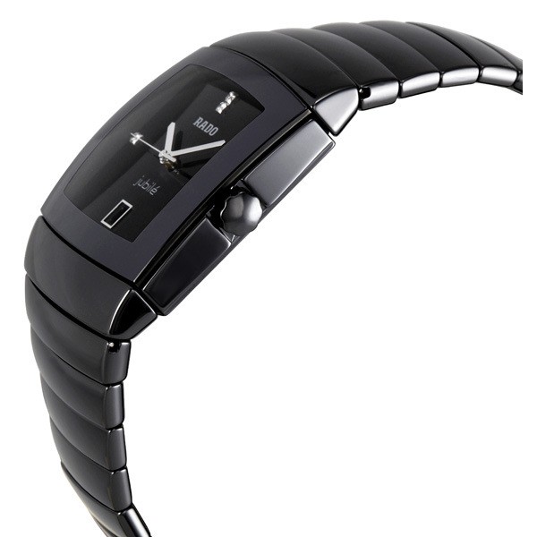 IMG_9085 Rado R13723702 Sintra Mens Quartz Black Ceramic Replica 2