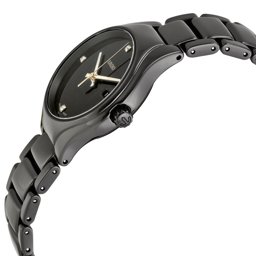 IMG_9085 Rado R27059712 TRUE Ladies Quartz High-Tech Black Ceramic Replica 2