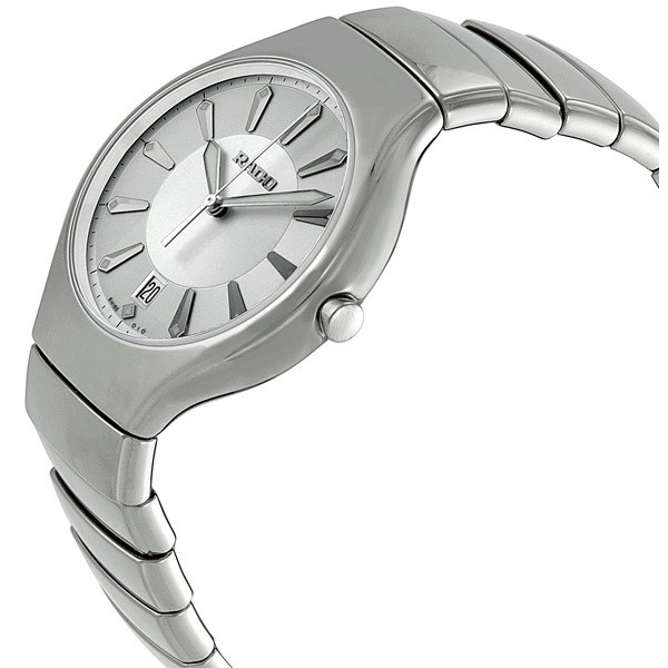 IMG_9085 Rado R27654102 TRUE Mens Quartz Platinum-tone Ceramic Replica 2