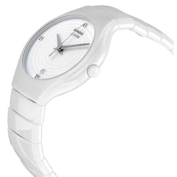 IMG_9085 Rado R27695712 TRUE Ladies Quartz White Ceramic Replica 2
