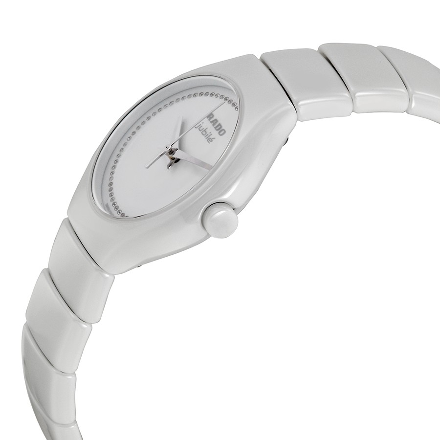 IMG_9085 Rado R27696732 TRUE Ladies Quartz White Ceramic Replica 2