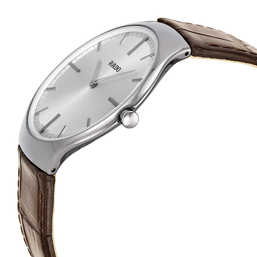 IMG_9085 Rado R27955105 TRUE Mens Quartz Platinum-tone Ceramic Replica 2