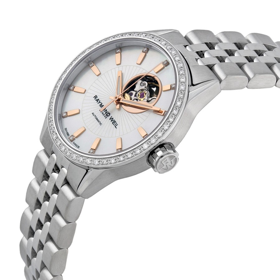 IMG_9085 Raymond Weil 2410-STS-97981 Freelancer Ladies Automatic Stainless Steel Replica 2