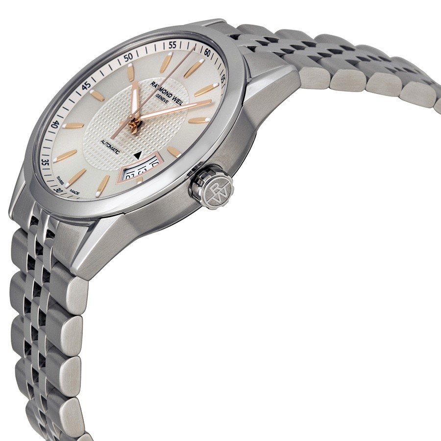 IMG_9085 Raymond Weil 2770-ST5-65021 Freelancer Mens Automatic Stainless Steel Replica 2