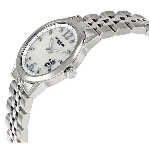 IMG_9085 Raymond Weil 5670-ST-05985 Freelancer Ladies Quartz Stainless Steel Replica 2