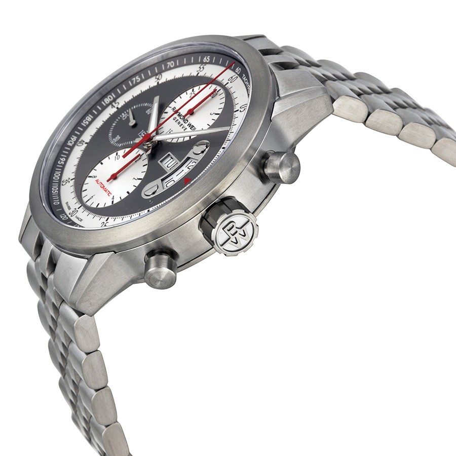 IMG_9085 Raymond Weil 7745-TI-05659 Freelancer Mens Automatic Titanium Replica 2