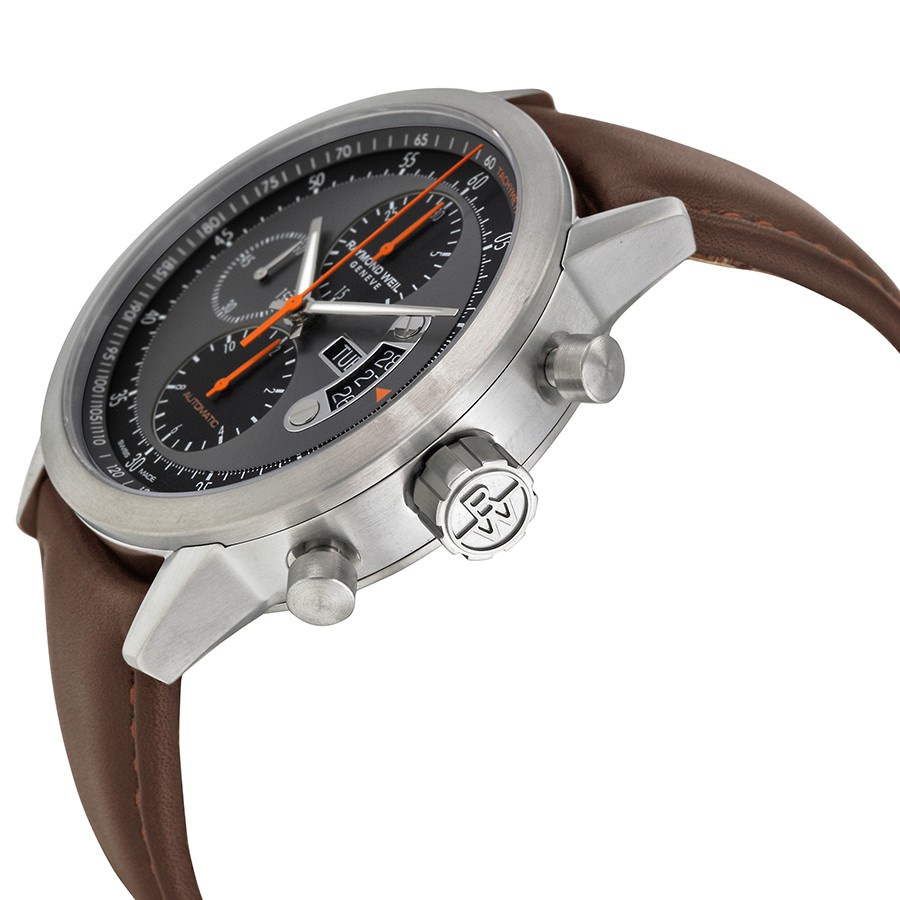 IMG_9085 Raymond Weil 7745-TIC-05609 Freelancer Mens Automatic Titanium Replica 2
