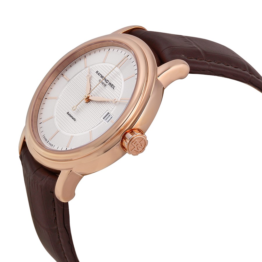 IMG_9085 Raymond Weil 2837-PC5-65001 Maestro Mens Automatic Rose Gold PVD Stainless Steel Replica 2
