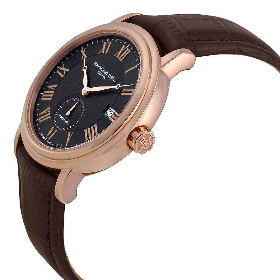 IMG_9085 Raymond Weil 2838-PC5-00209 Maestro Mens Automatic 18kt Rose Gold PVD Stainless Steel Replica 2