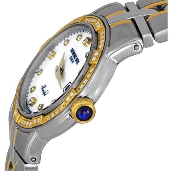 IMG_9085 Raymond Weil 9440-STS-97081 Parsifal Ladies Quartz Two-tone Stainless Steel and Gold Replica 2