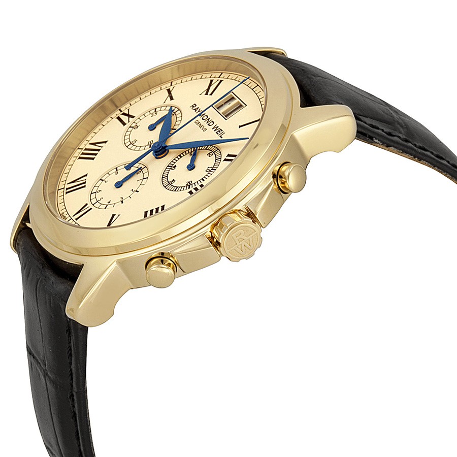 IMG_9085 Raymond Weil 4476-PC-00800 Tradition Mens Quartz Gold PVD Steel Replica 2