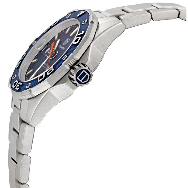 IMG_9085 Tag Heuer 6704 Aquaracer Mens Quartz Brushed Stainless Steel Replica 2