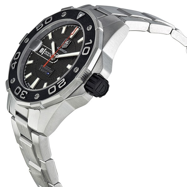 IMG_9085 Tag Heuer WAJ2119.BA0870 Aquaracer Mens Automatic Stainless Steel Replica 2