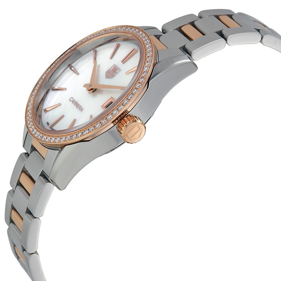 IMG_9085 Tag Heuer WAR1353.BD0774 Carrera Ladies Quartz 18kt Rose Gold Replica 2
