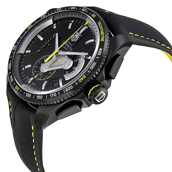 IMG_9085 Tag Heuer CAV5186.FC6304 Grand Carrera Mens Automatic Black Titanium Replica 2
