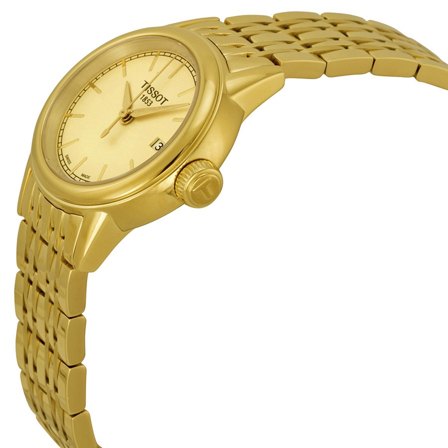 IMG_9085 Tissot T0852103302100 Carson Ladies Quartz Yellow Gold PVD Stainless Steel Replica 2