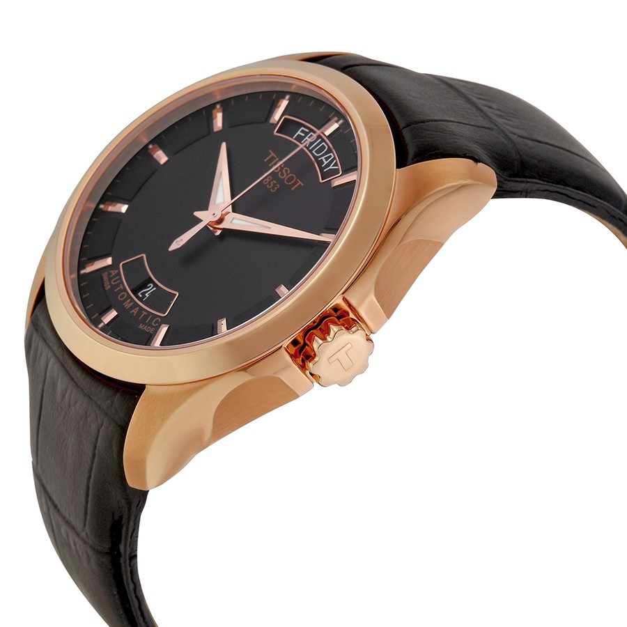 IMG_9085 Tissot T0354073605100 Couturier Mens Automatic Gold-tone Stainless Steel Replica 2