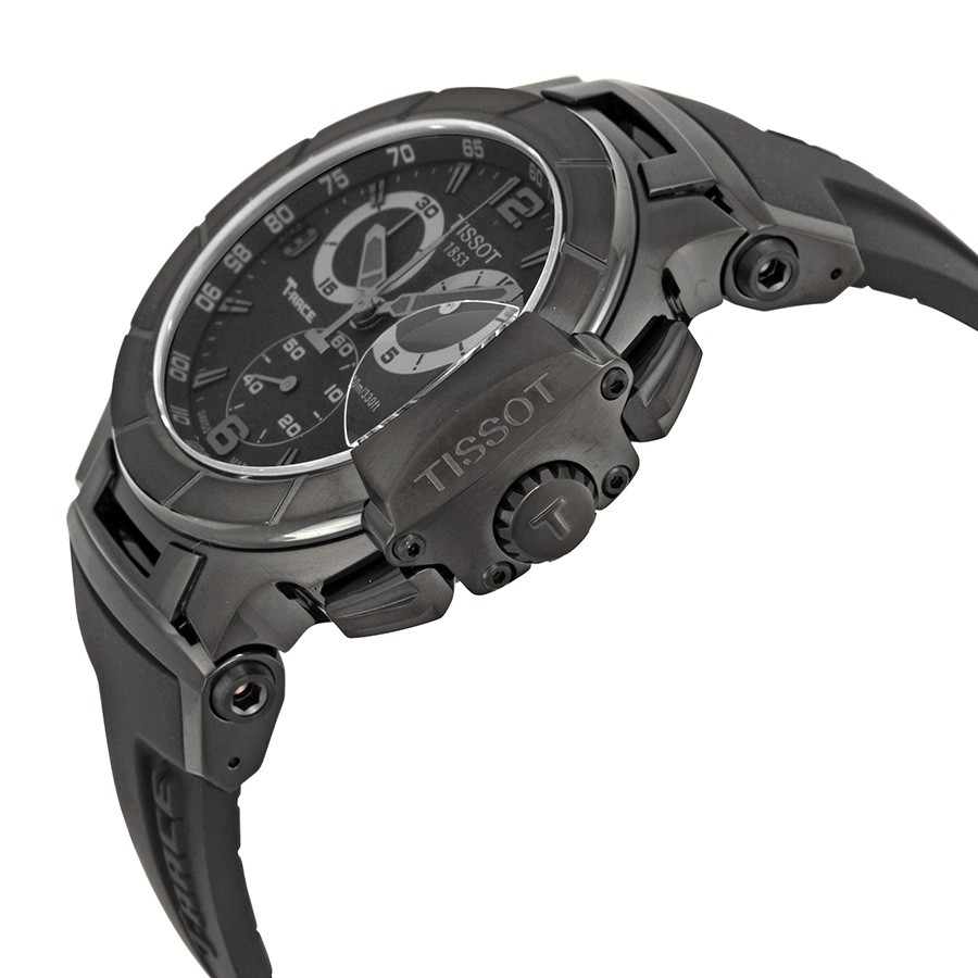 IMG_9085 Tissot T0484173705700 T-Race Collection Mens Quartz Black PVD Stainless Steel Replica 2
