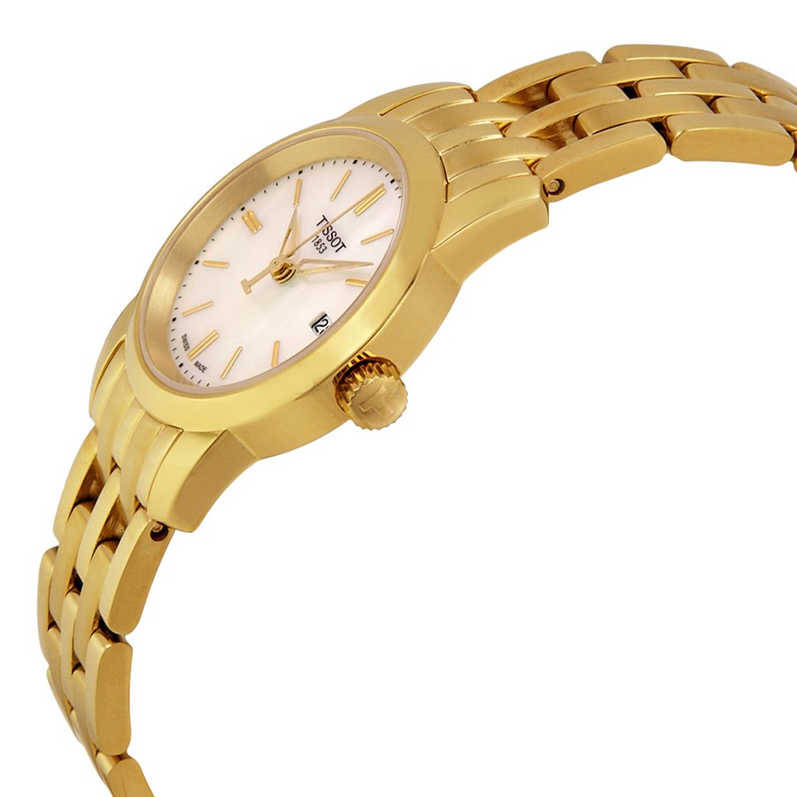 IMG_9085 Tissot T033.210.33.111.00 Ladies Quartz Gold-tone Stainless Steel Replica 2