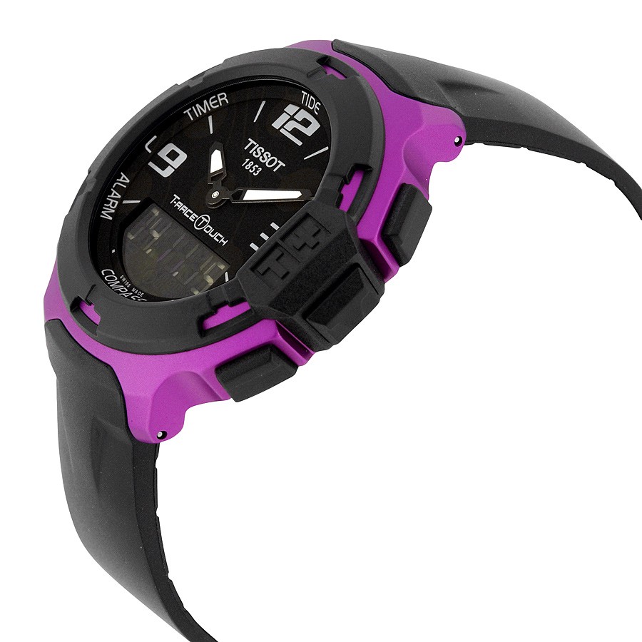 IMG_9085 Tissot T0814209705705 Mens Quartz Black and Purple Aluminium Replica 2