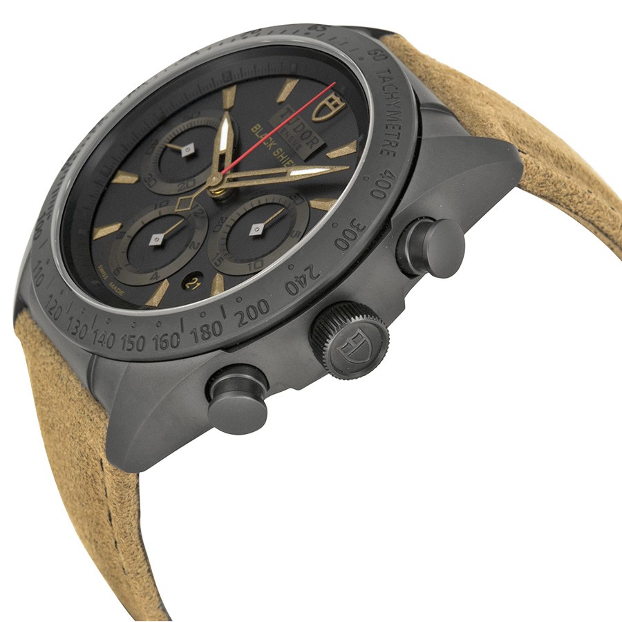 Tudor 42000CN/Alca Mens Hand Wind Black Ceramic Replica 2