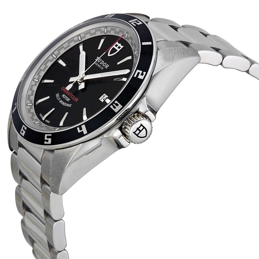 IMG_9085 Tudor 20500N-BKSSS Grantour Mens Automatic Stainless Steel Replica 2