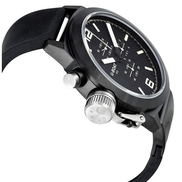 IMG_9085 U-Boat 1021 Mens Quartz Black PVD Stainless Steel Replica 2