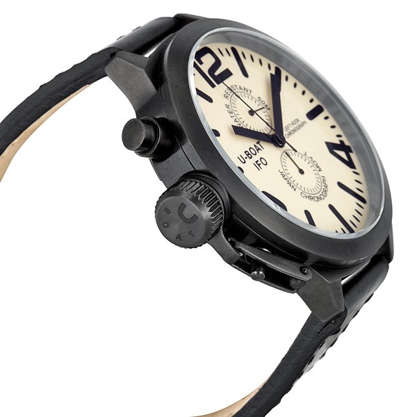 IMG_9085 U-Boat 365 Mens Quartz Black PVD Stainless Steel Replica 2