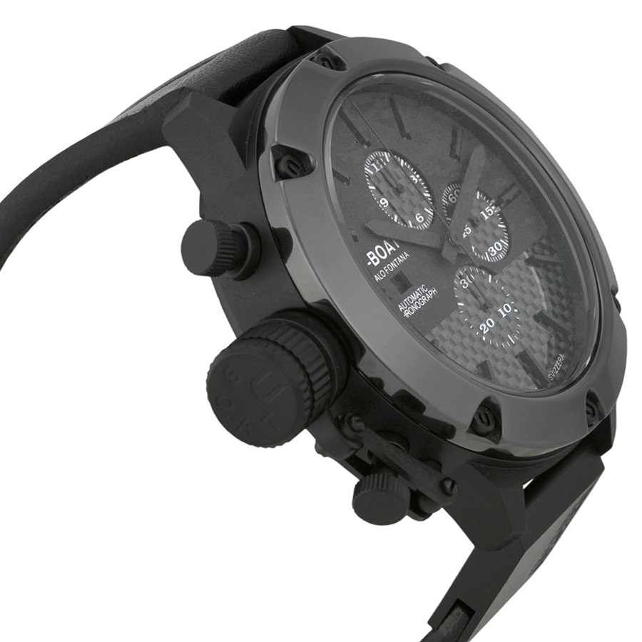 IMG_9085 U-Boat 6233 Mens Automatic Black Ceramic Replica 2