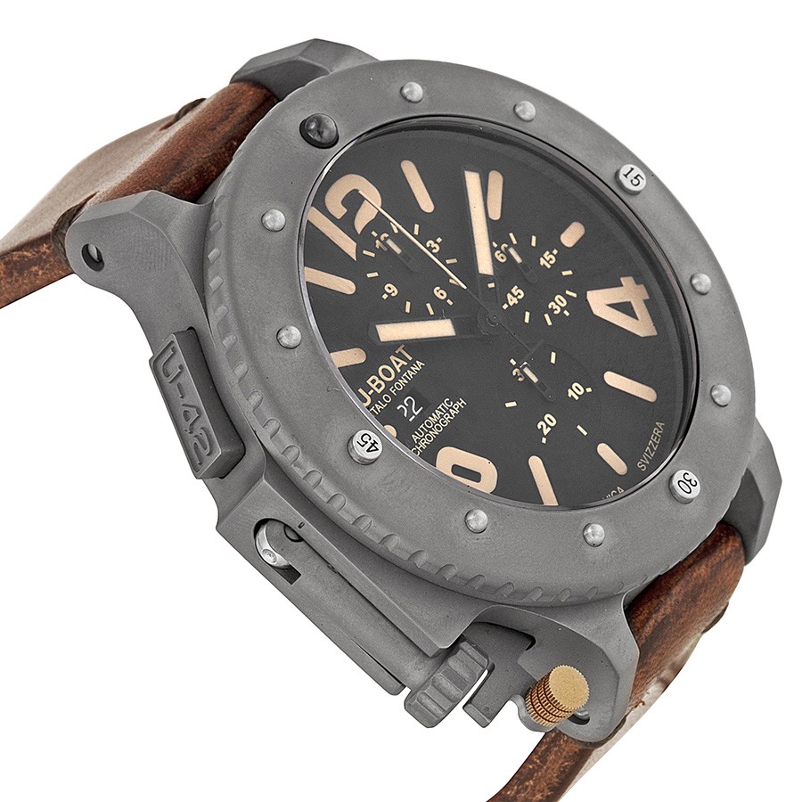 IMG_9085 U-Boat 6475 Mens Automatic Titanium Replica 2