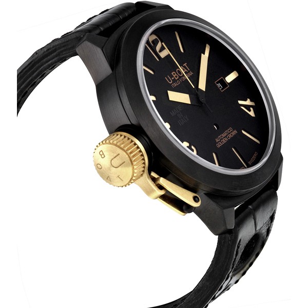 IMG_9085 U-Boat 1216 Classico Mens Automatic Black Ceramic Replica 2