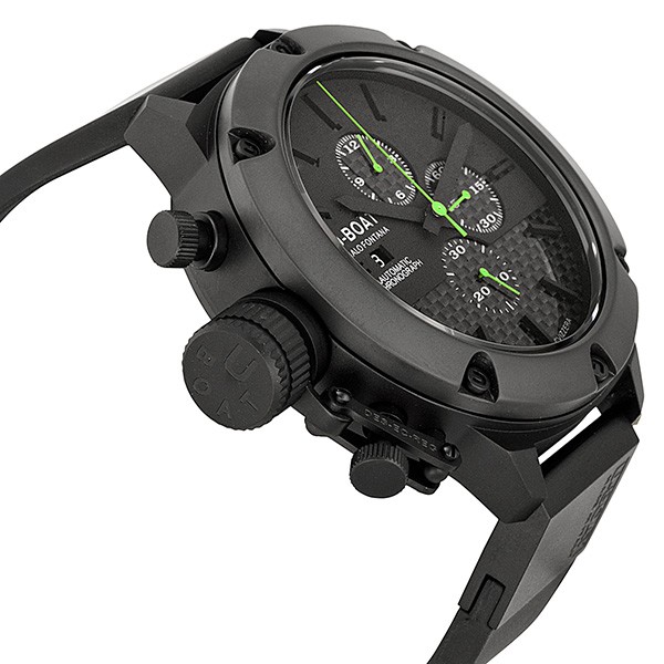 IMG_9085 U-Boat 6548 Classico Mens Automatic Black PVD Titanium Replica 2