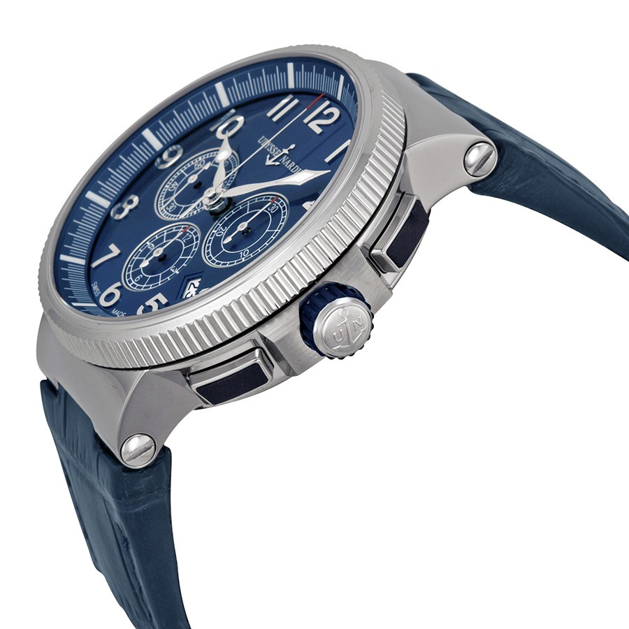 IMG_9085 Ulysse Nardin 1503-150/63 Mens Automatic Stainless Steel and Titanium Replica 2