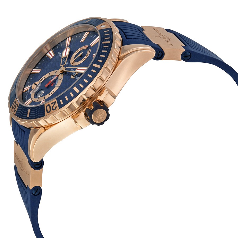 IMG_9085 Ulysse Nardin 266-10-3/93 Mens Automatic 18kt Rose Gold Replica 2