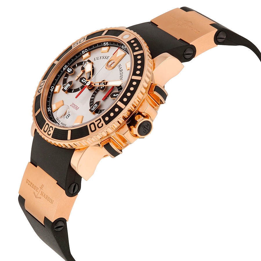 IMG_9085 Ulysse Nardin 8006-102-3A/91 Mens Automatic 18kt Rose Gold Replica 2