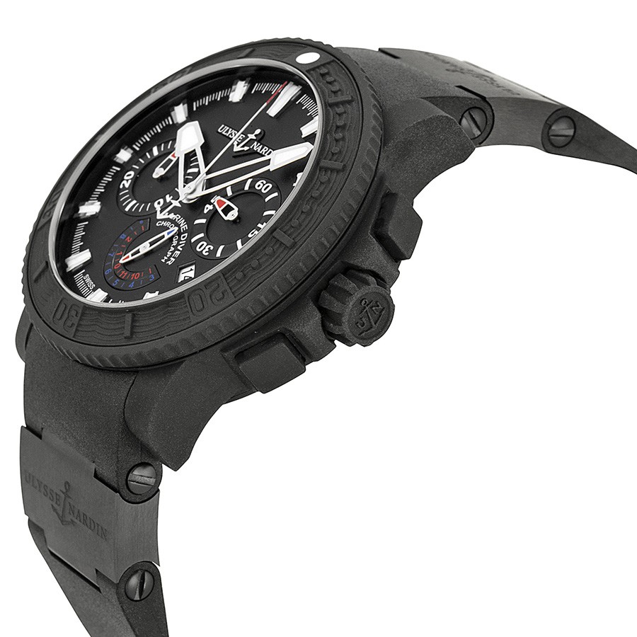 IMG_9085 Ulysse Nardin 353-92-3C Black Sea Mens Automatic Black Stainless Steel Replica 2